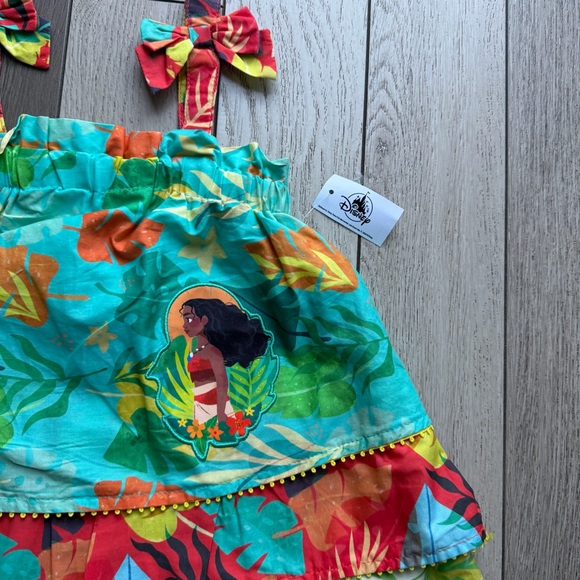 Disney Moana Tropical Adventure Kids Dress - Picture 3 of 7